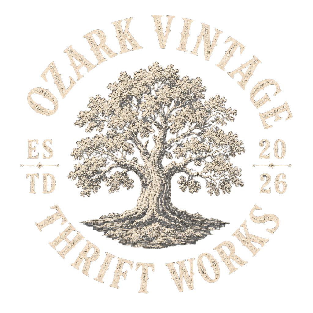 Ozark Vintage Thrift Works logo